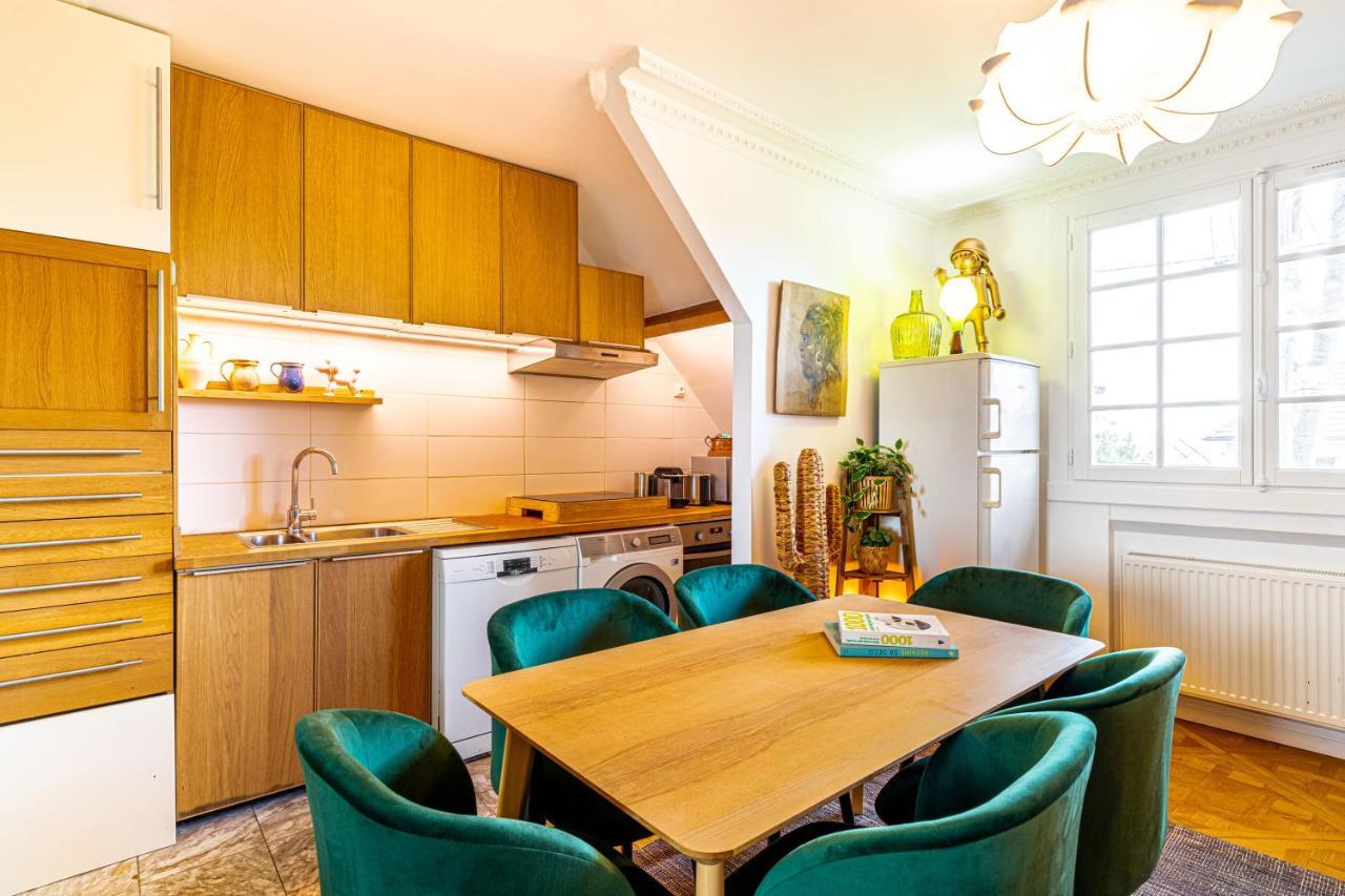 Art & Curiosity Cabinet Style Appartement With Paris View, Villa Des Ammonites Meudon Eksteriør bilde